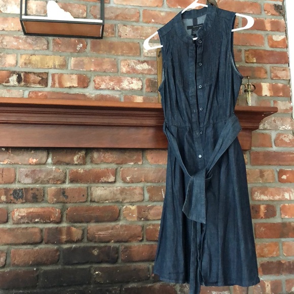 calvin klein jeans denim dress